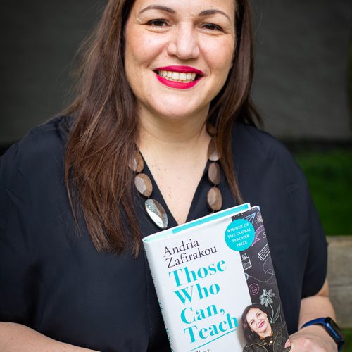 Andria Zafirakou at Hay Festival 1 credit Billie Charity